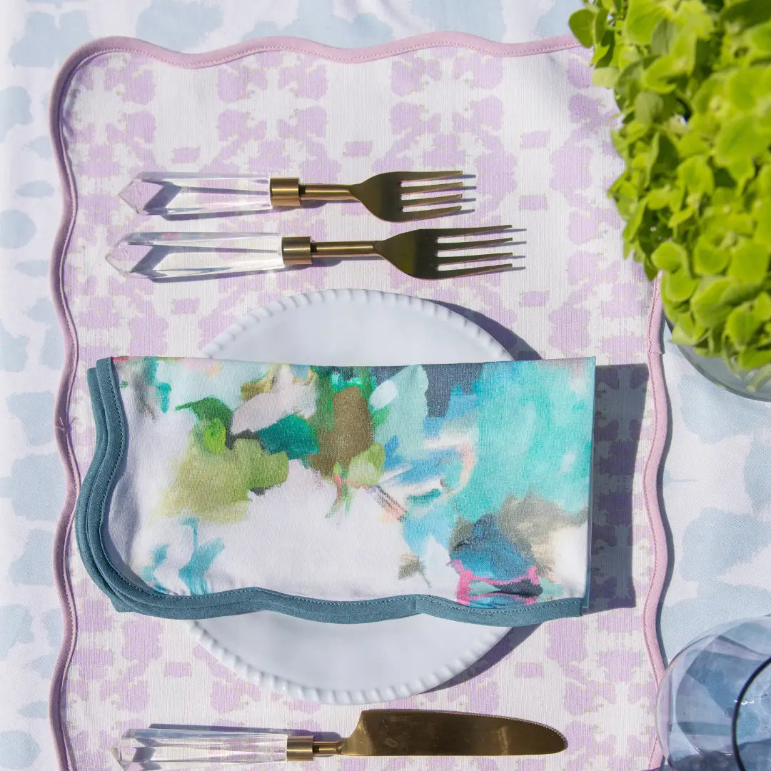 scalloped placemats