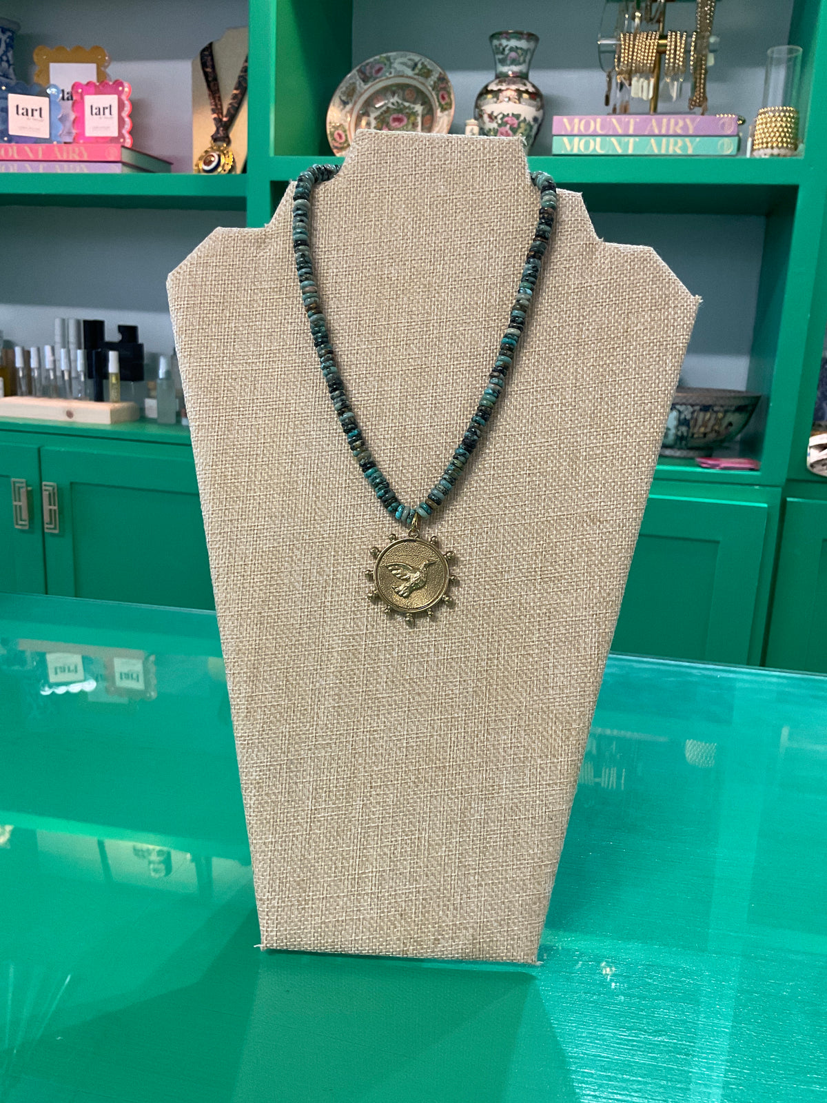 charm beaded necklace