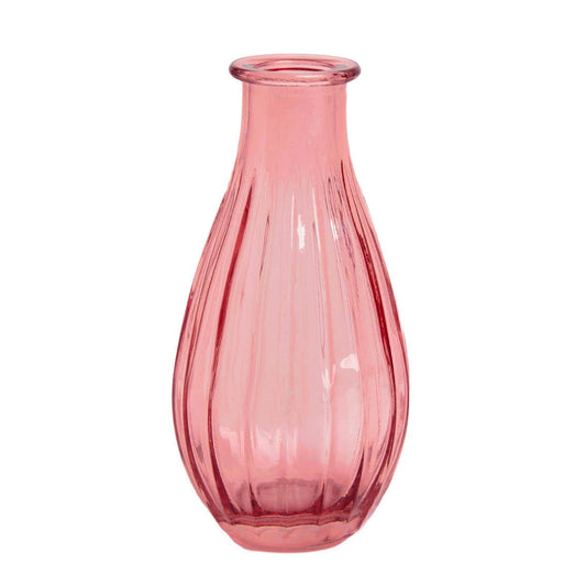 Purple Glass Bud Flower Vase - Home Décor