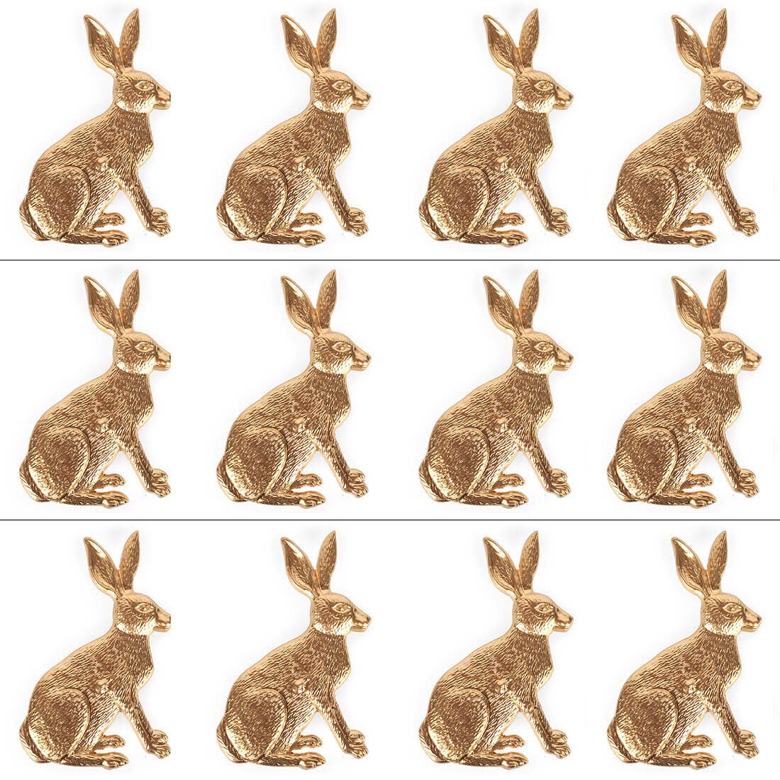 Rabbit Napkin Ring (4pk)