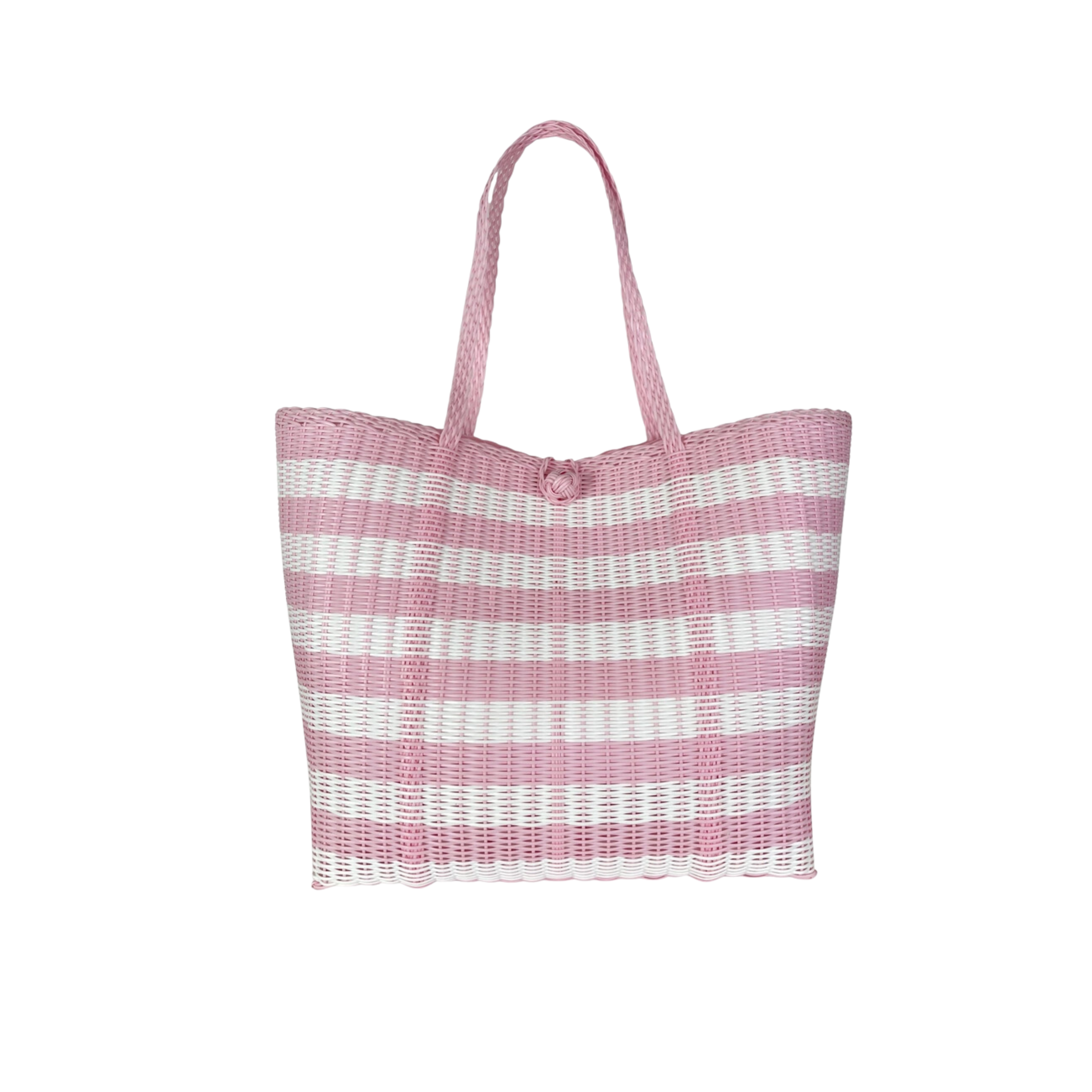 Heavy Load | Lined Paper Stripe in Baby Pink / White
