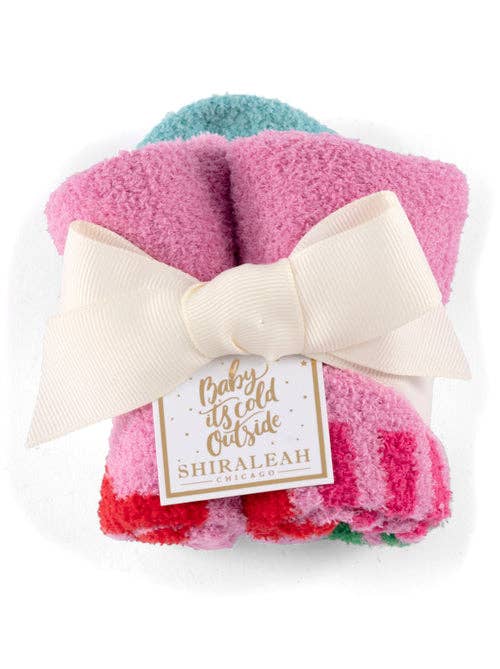 merry socks pink