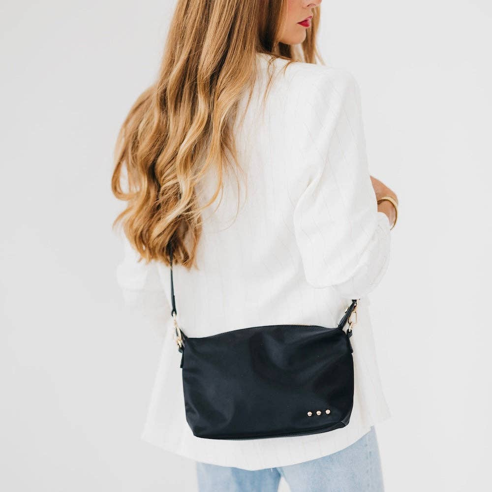Taylor Nylon Slouchy Crossbody Bag