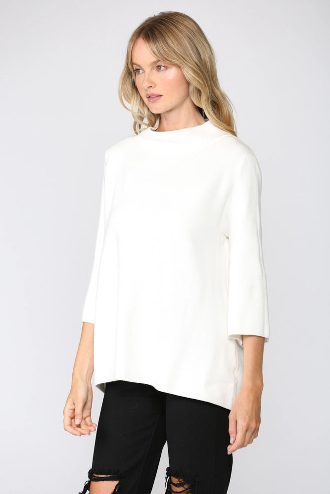davis mock neck sweater