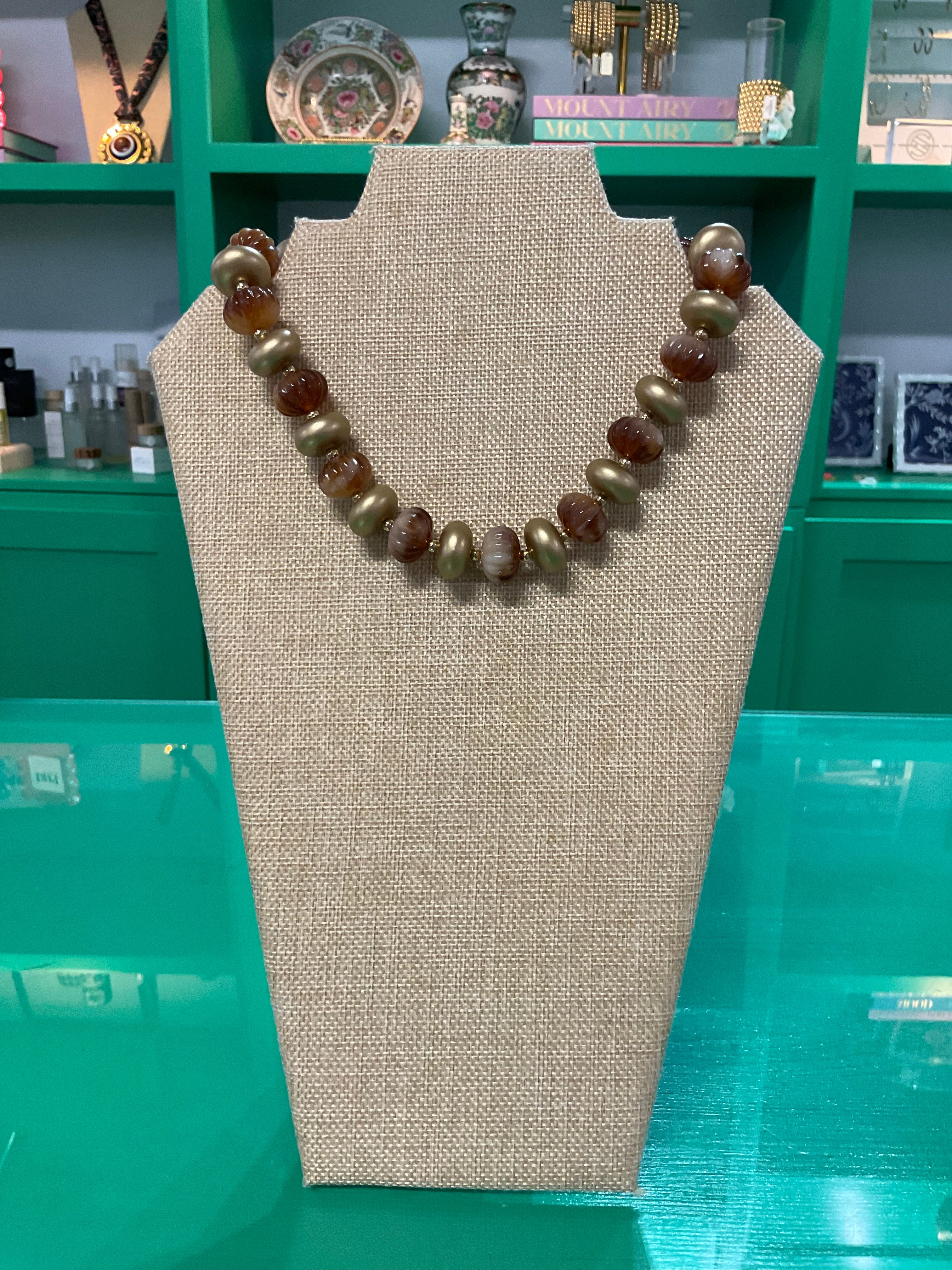 make a statement beaded necklace