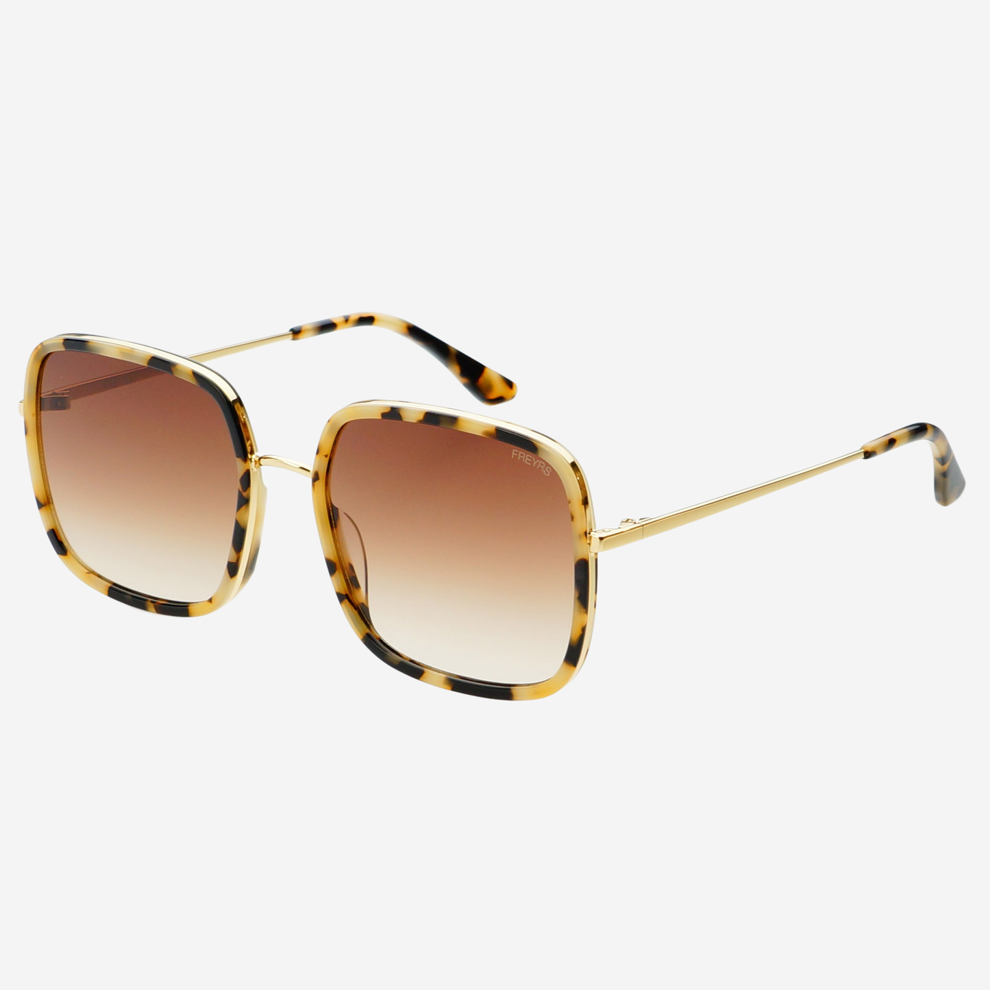 Cosmo Acetate Womens Square Sunglasses milky tortoise