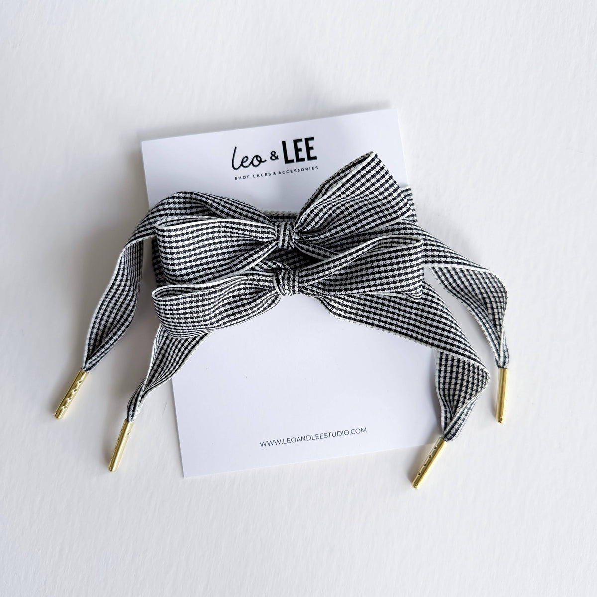 Leo and Lee Gingham and Houndstooth Lace sets 