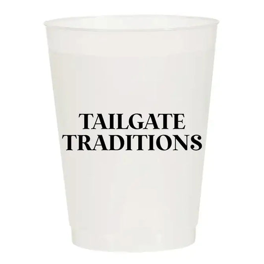 Tailgate Traditions Frosted Cups- Sports: Pack of 6