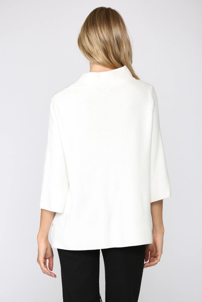 davis mock neck sweater