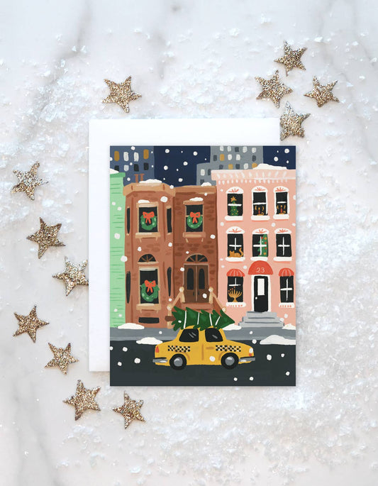 NYC Holiday • Brownstone Card
