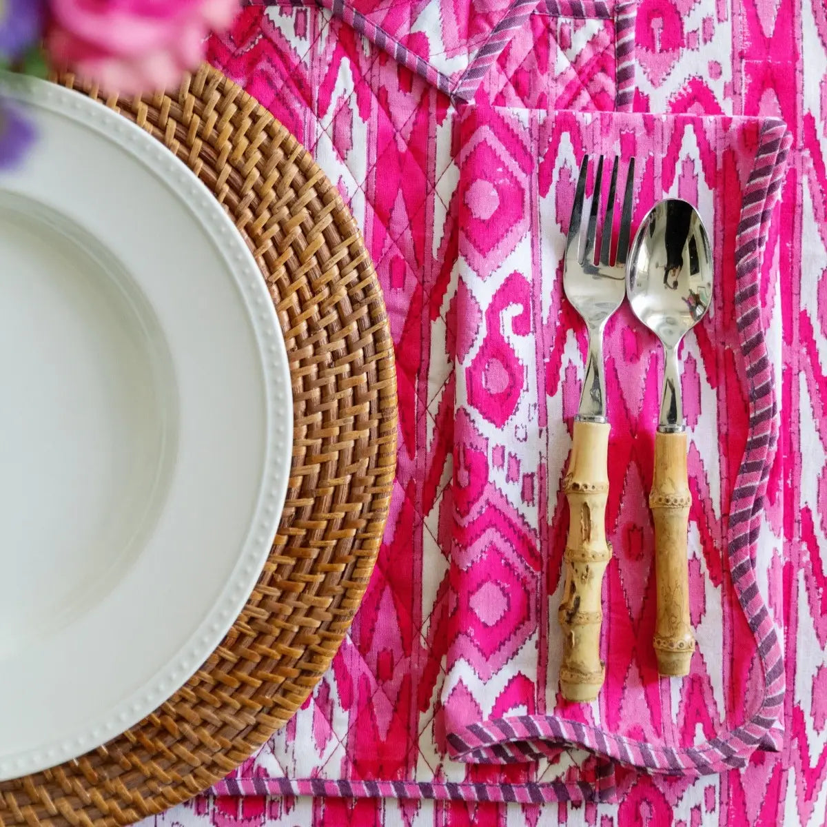 poppy table runner