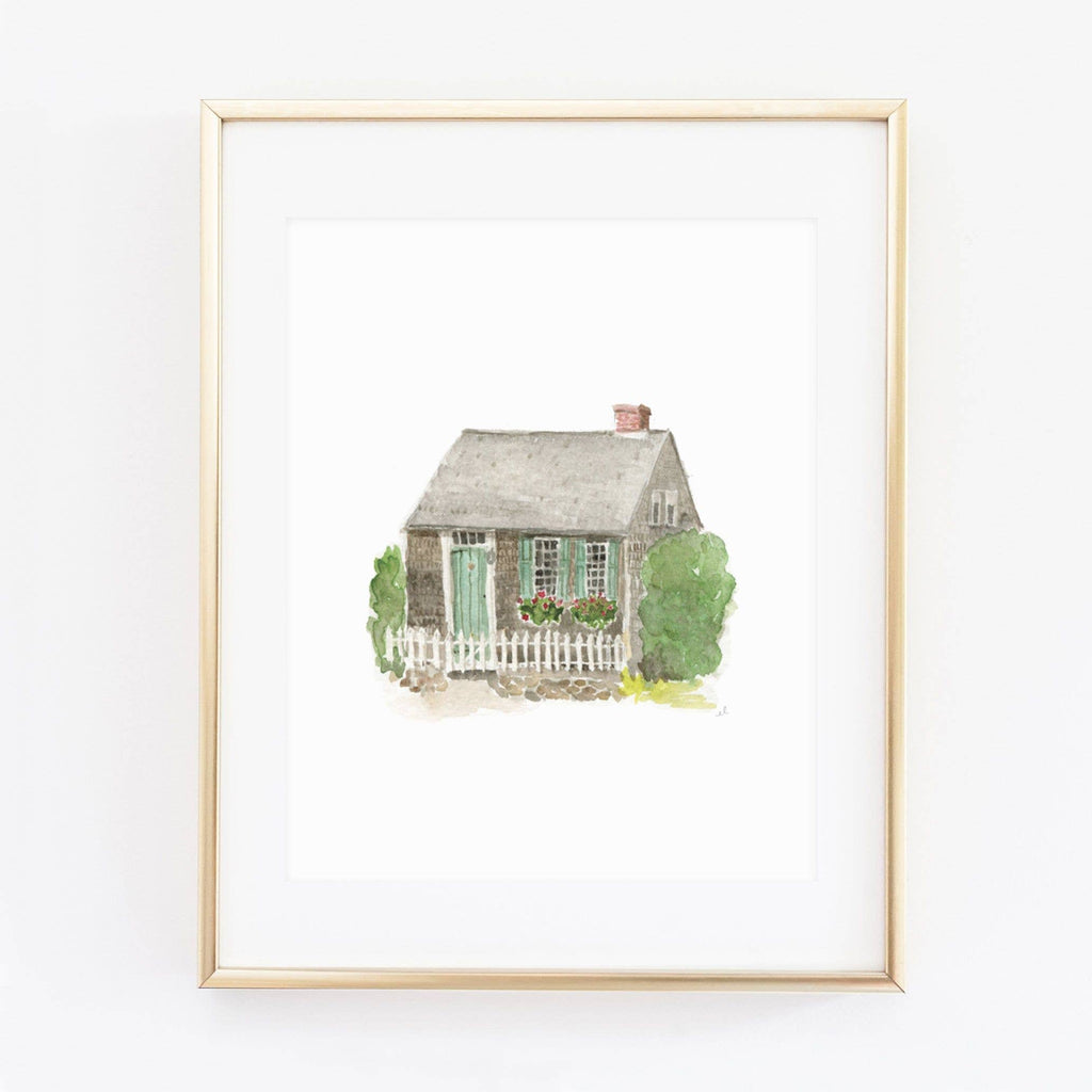 Cottage art print