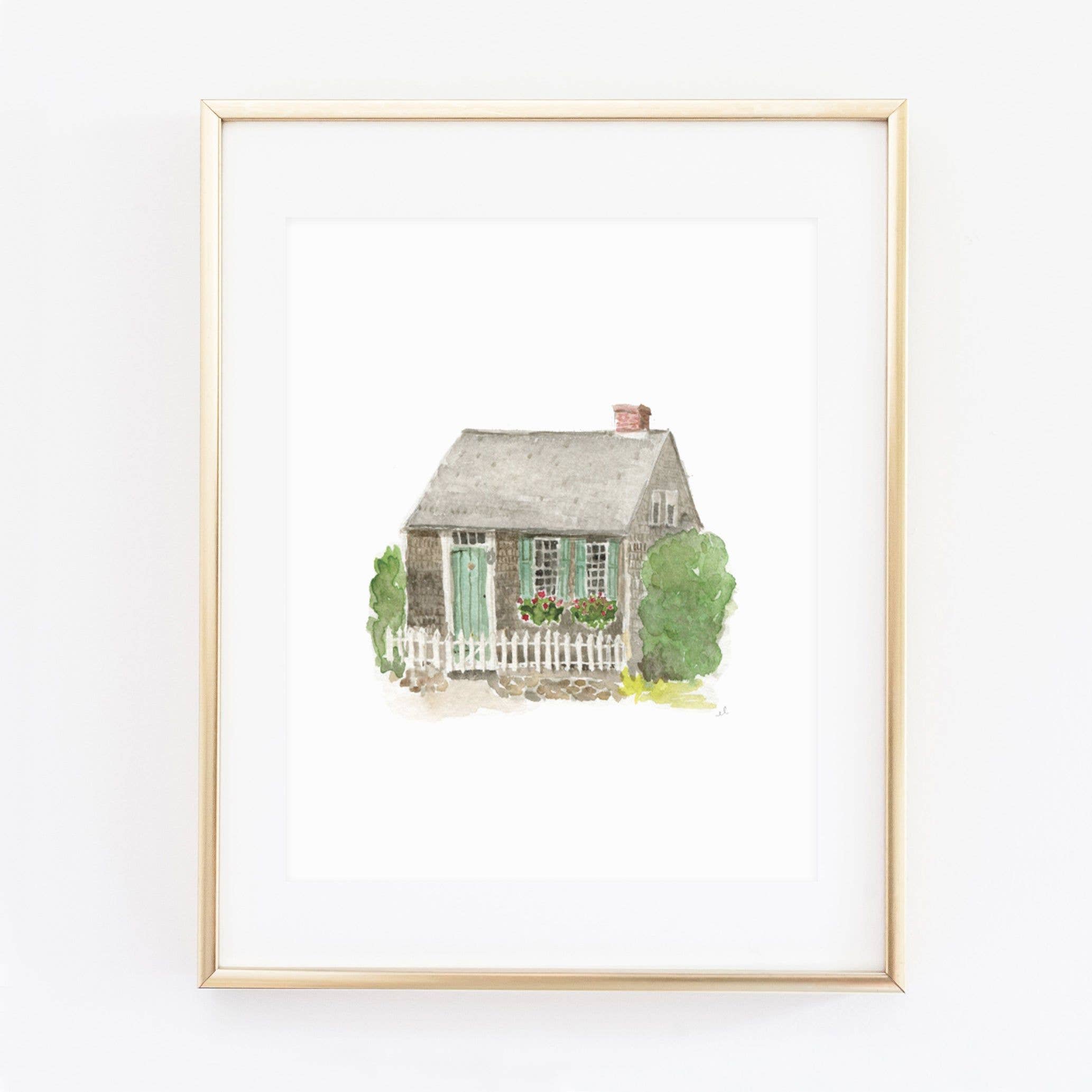 Cottage art print