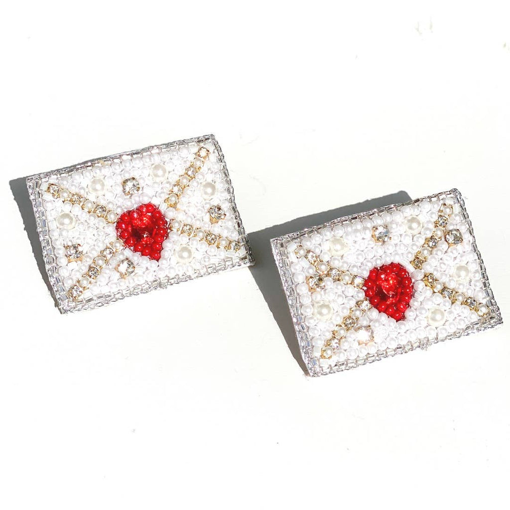 love letter earrings