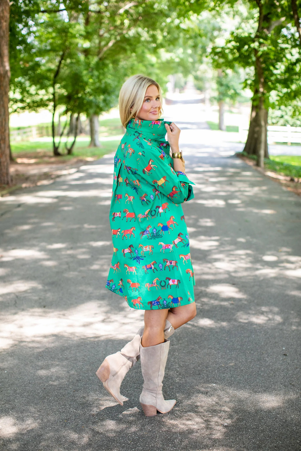 high horse ruthie shirt dress