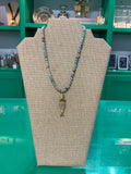 dancing fish beaded necklace