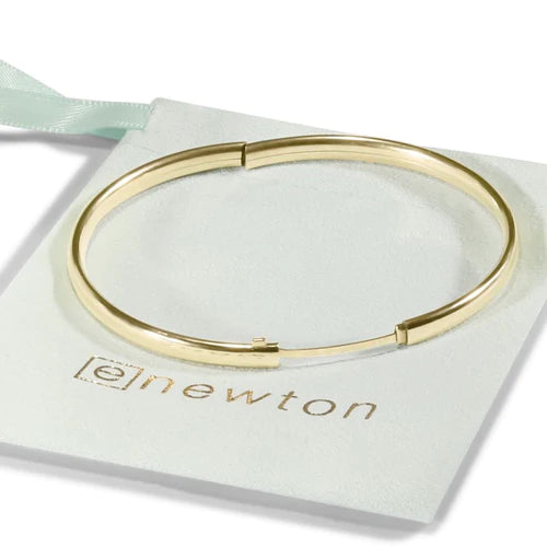 cherish gold bangle bracelet small