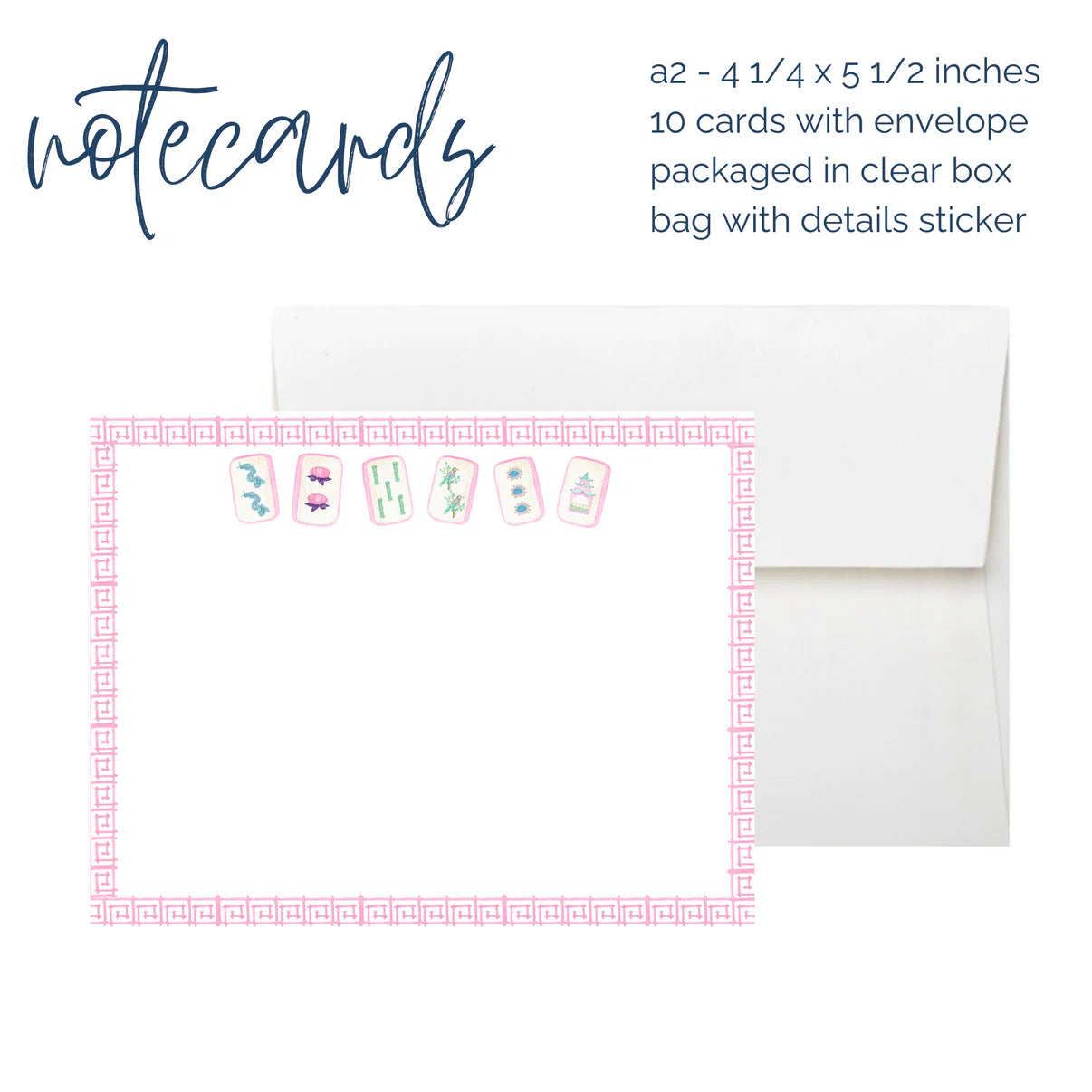 bam let's mahj note cards