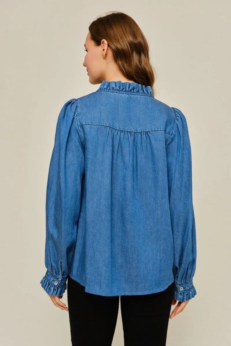 kyla denim top