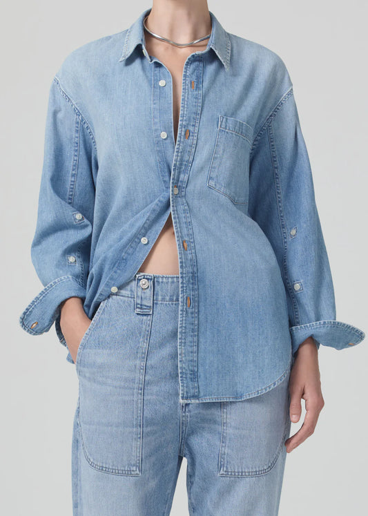 kayla denim shirt