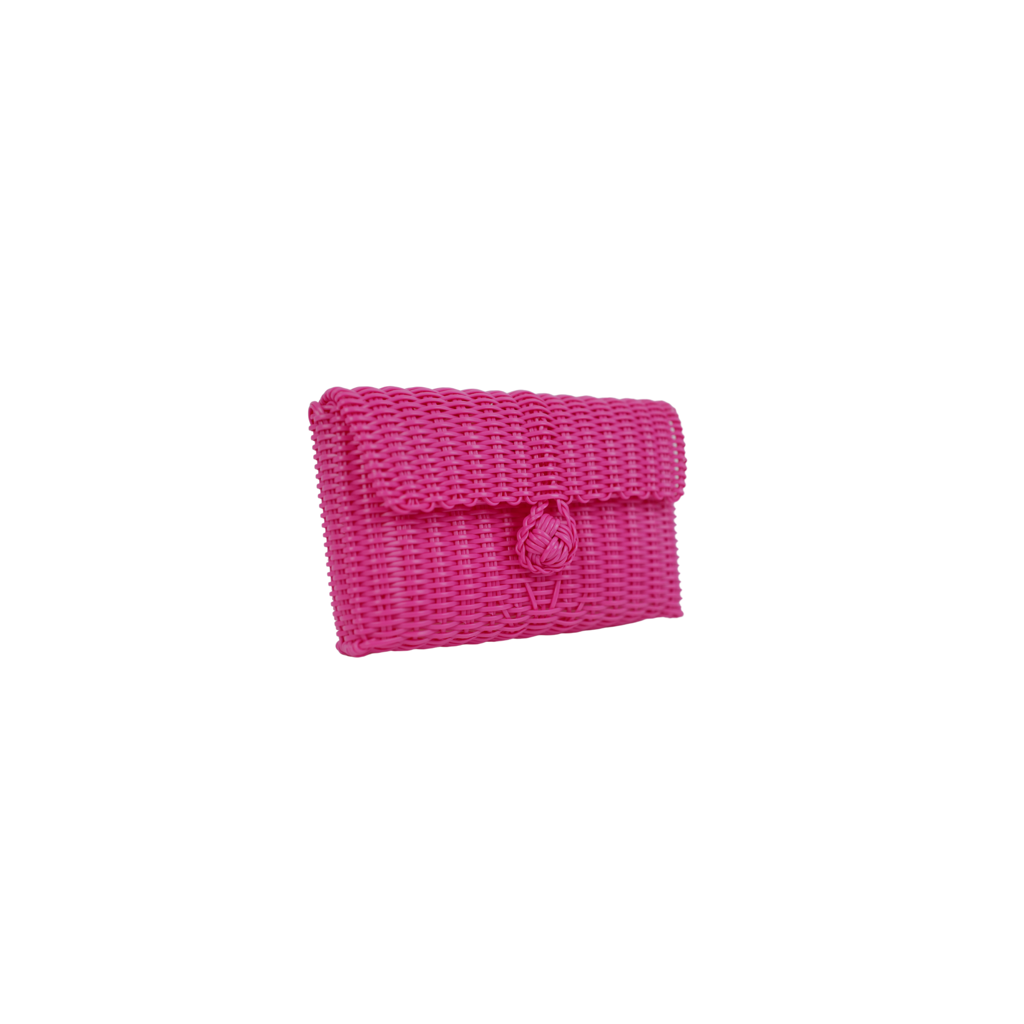 clutch solid hot pink