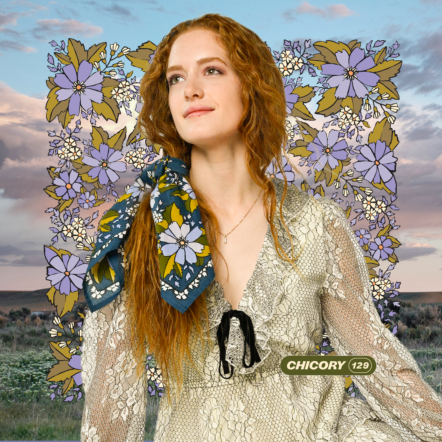 Chicory Bandana no 129