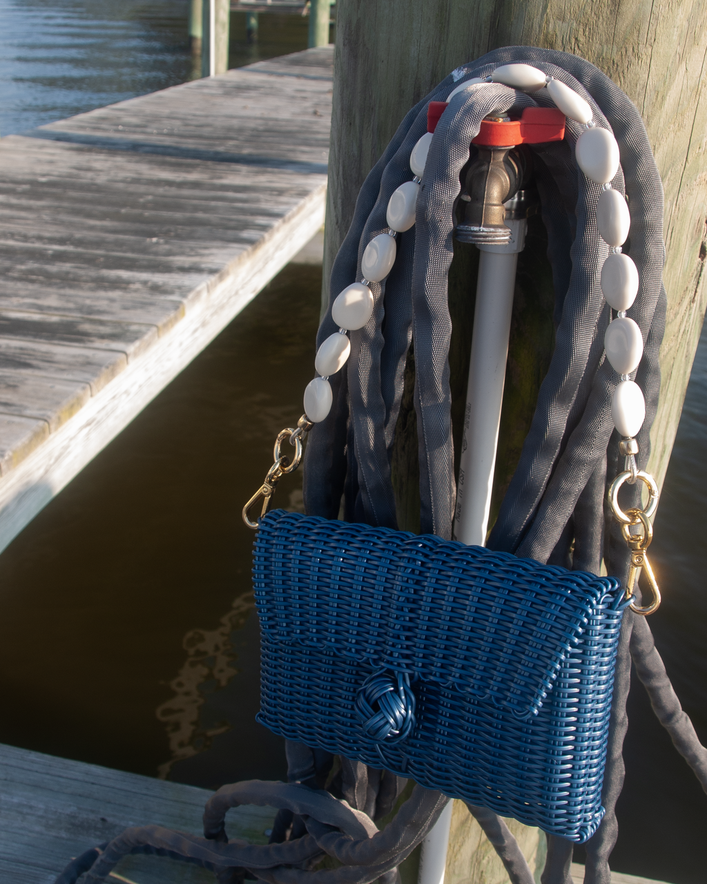 Clutch Strap | River Stone in Ivory