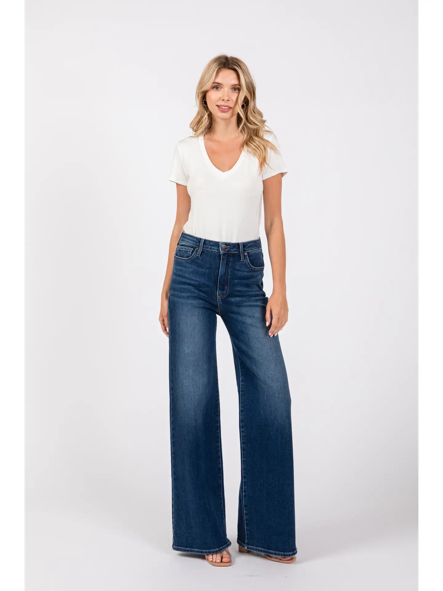 hannah high rise super wide leg jeans