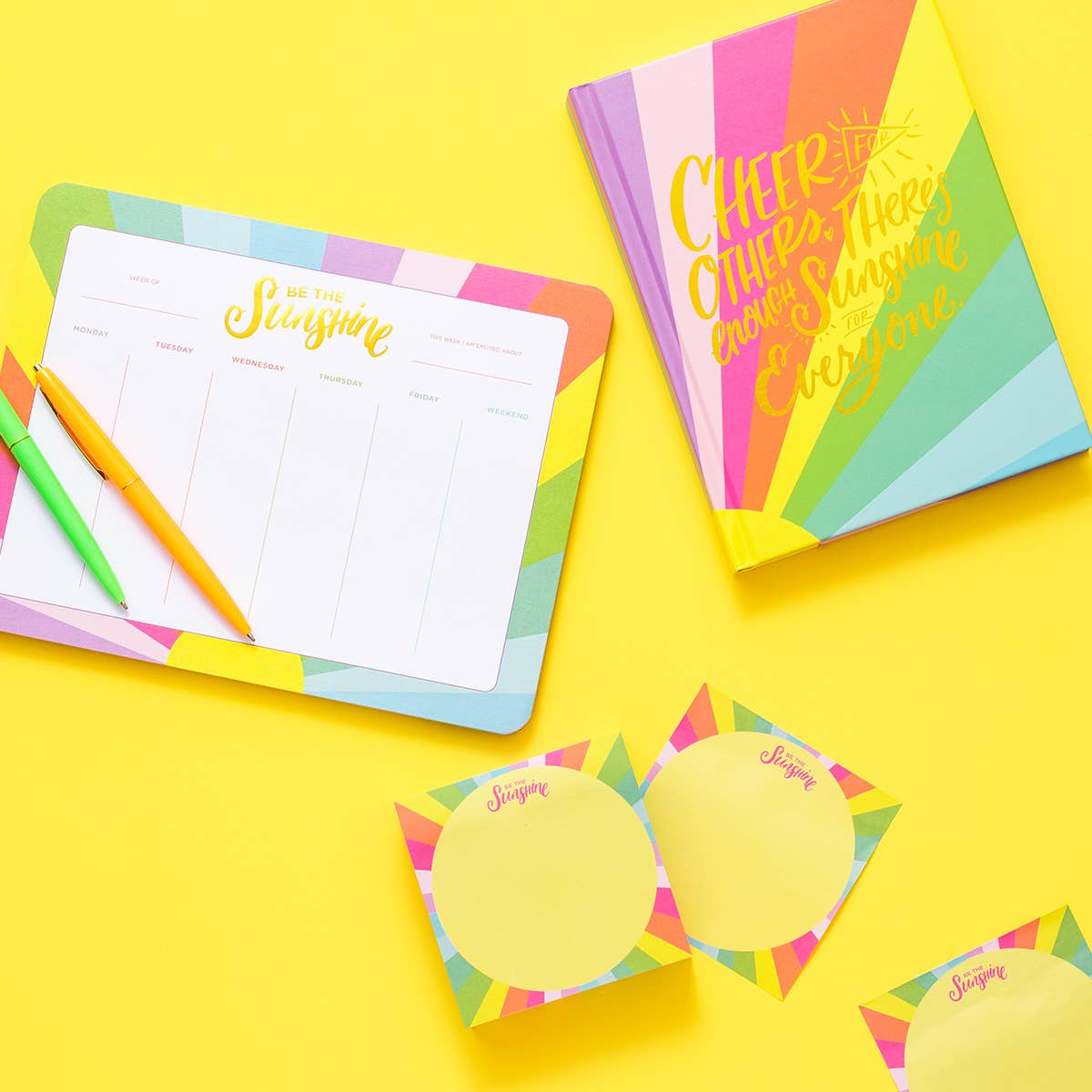 be the sunshine weekly planner