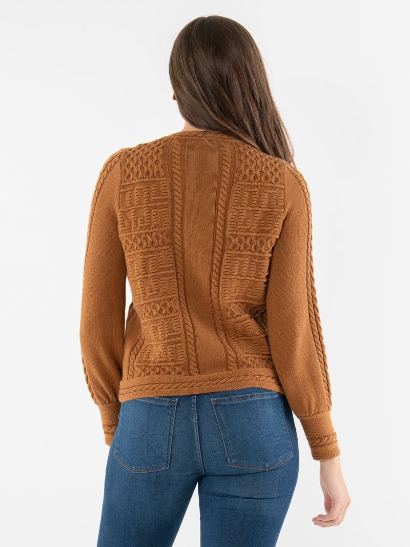 chloe cardigan brown sugar