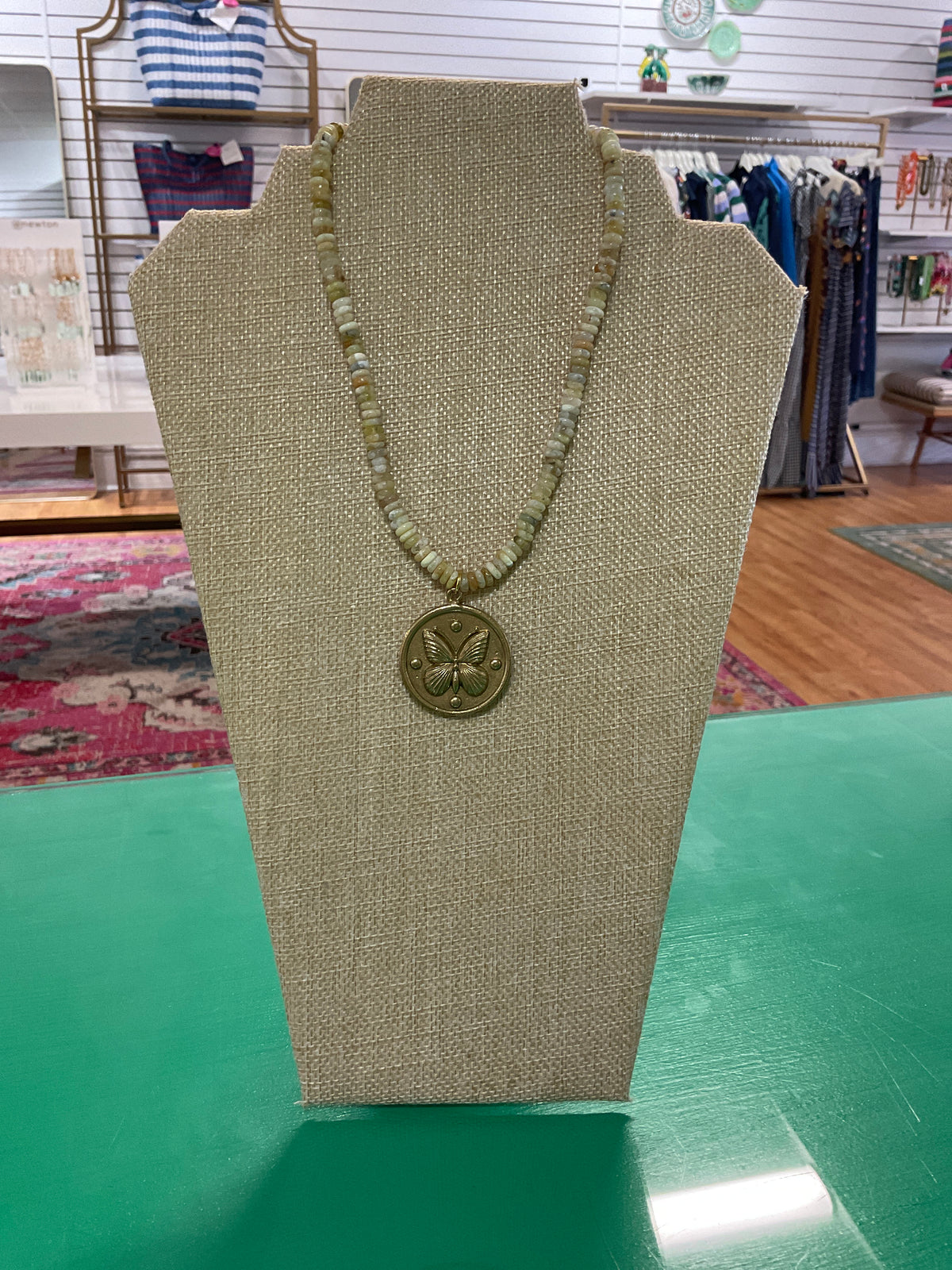 charm beaded necklace