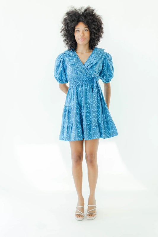 lehua dress cerulean