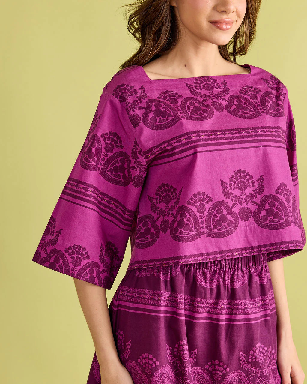 marisol skirt garden plum