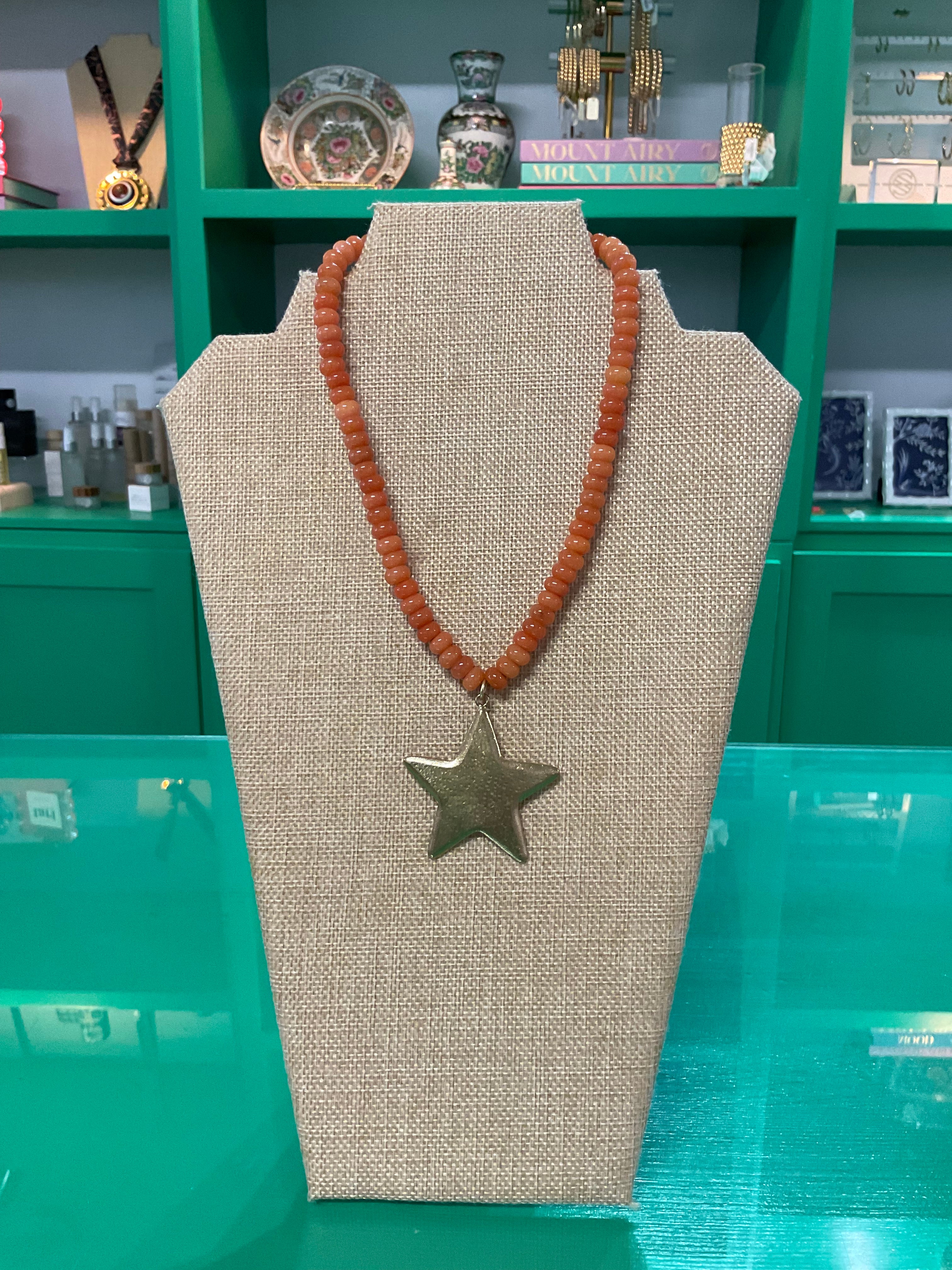 charm beaded necklace