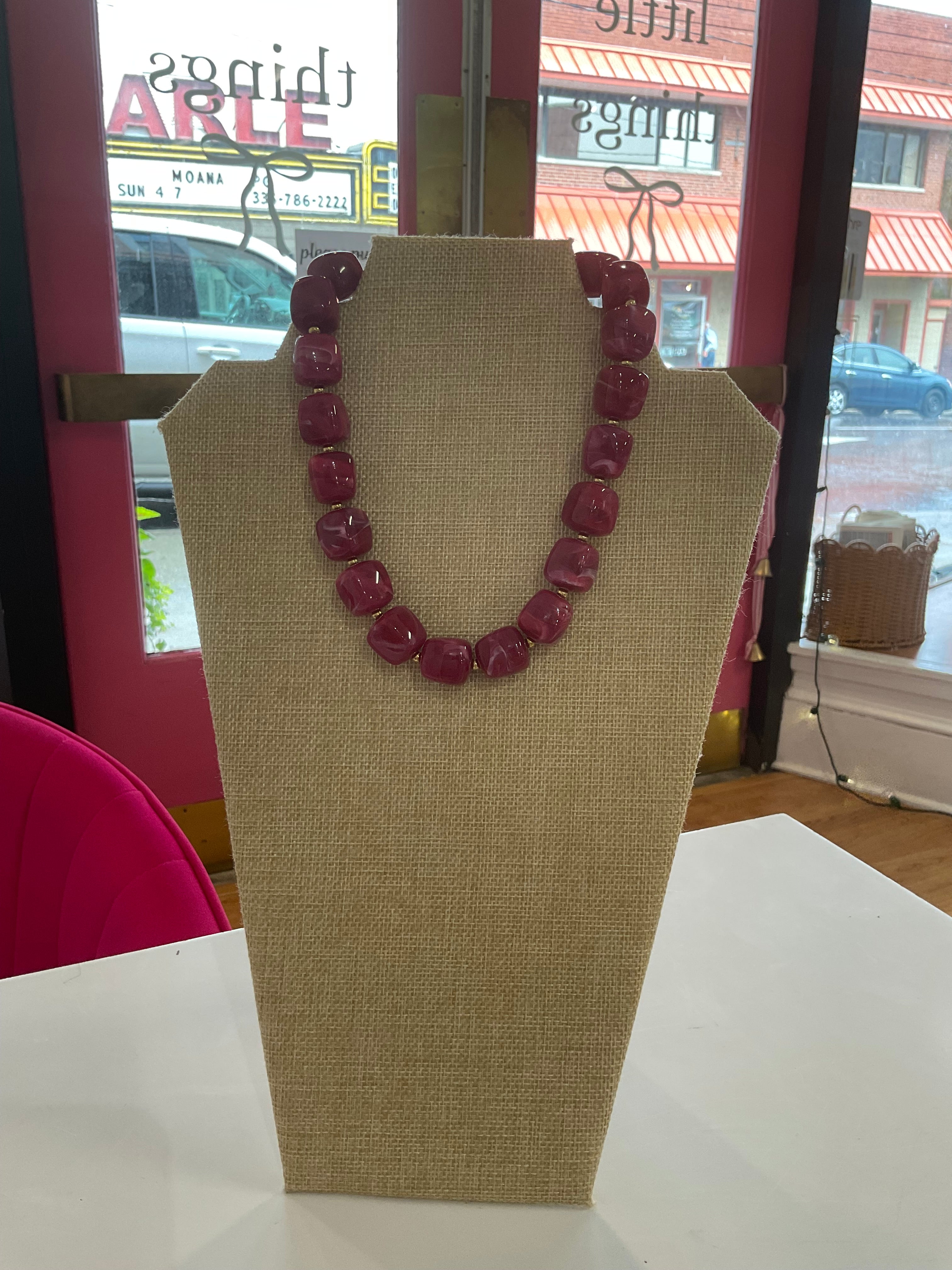 talia beaded necklace