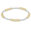 blissful mixed metal 4mm bracelet