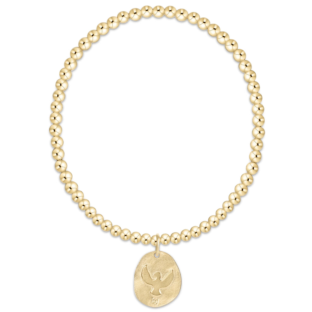 classic gold 3mm bracelet inspire america gold disc