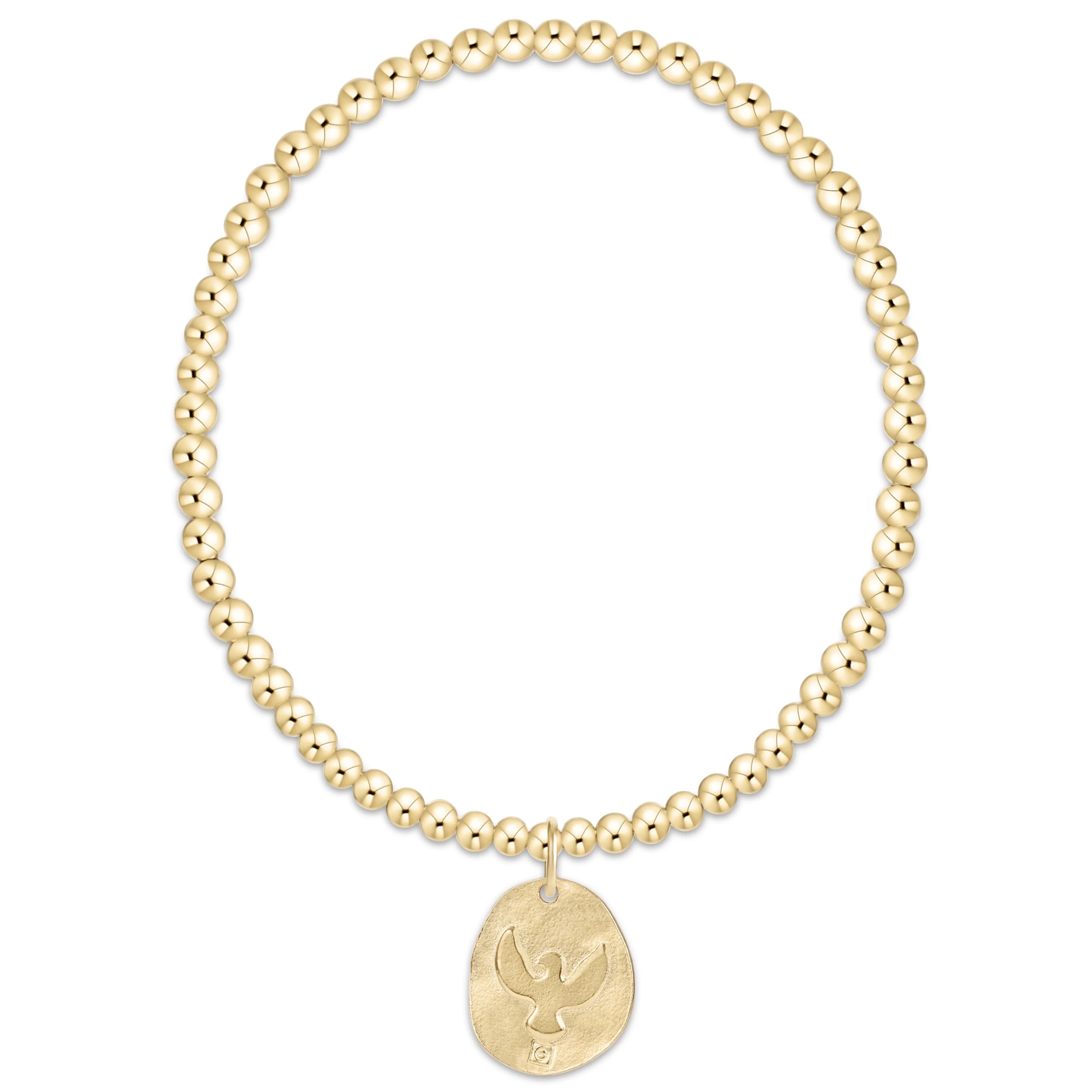 classic gold 3mm bracelet inspire america gold disc