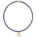 hope classic bracelet navy star small gold disc
