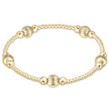purpose dignity 6mm bead bracelet gold