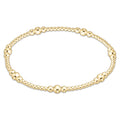 purpose gold 4mm bead bracelet