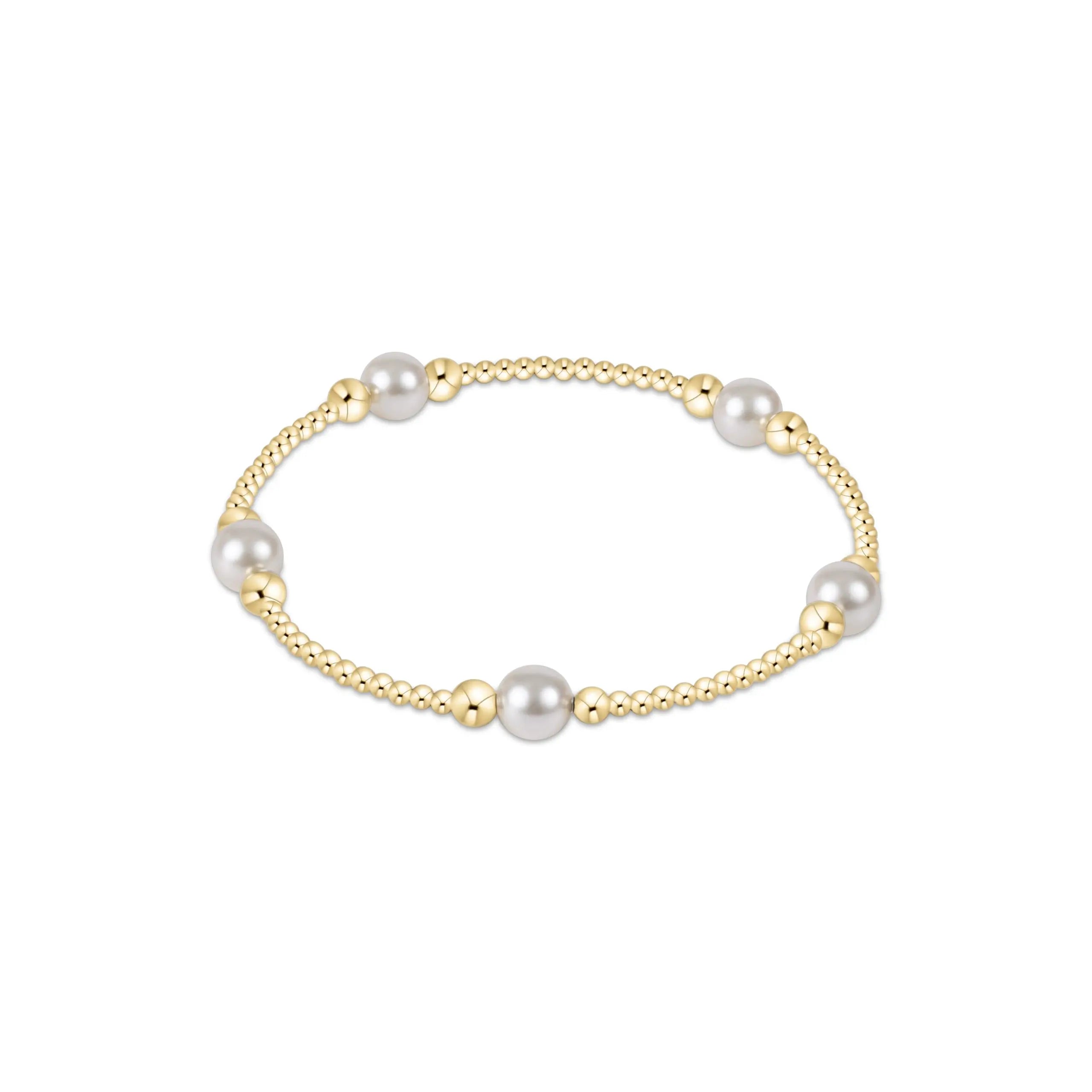 purpose pearl 6mm bead bracelet