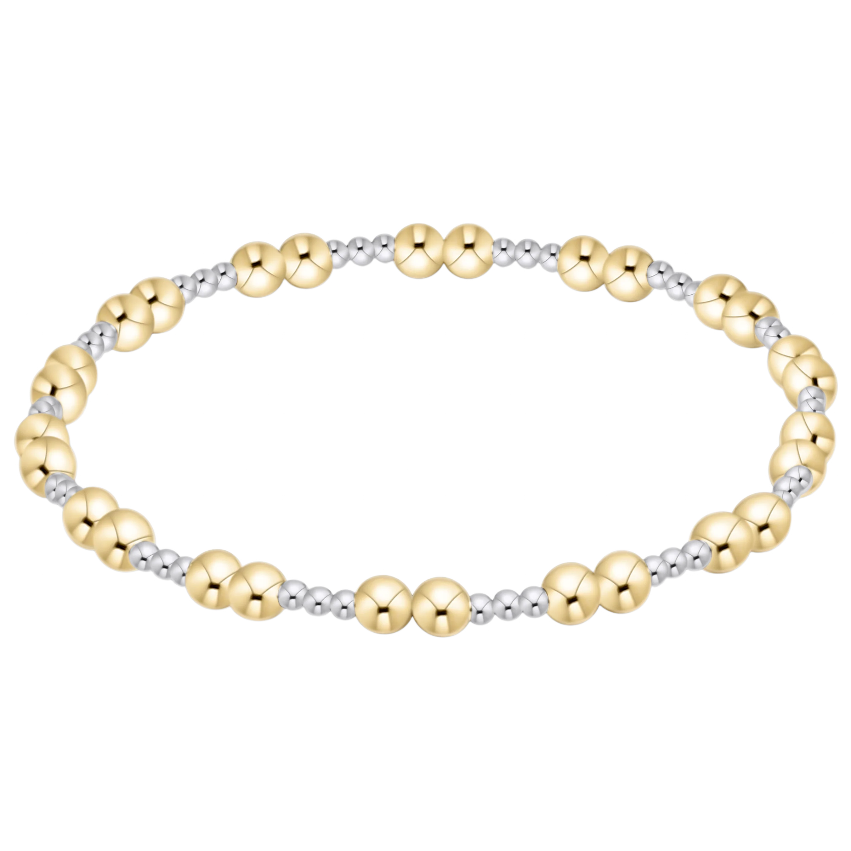 together mixed metal 4mm bracelet