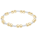 together mixed metal 5mm bracelet