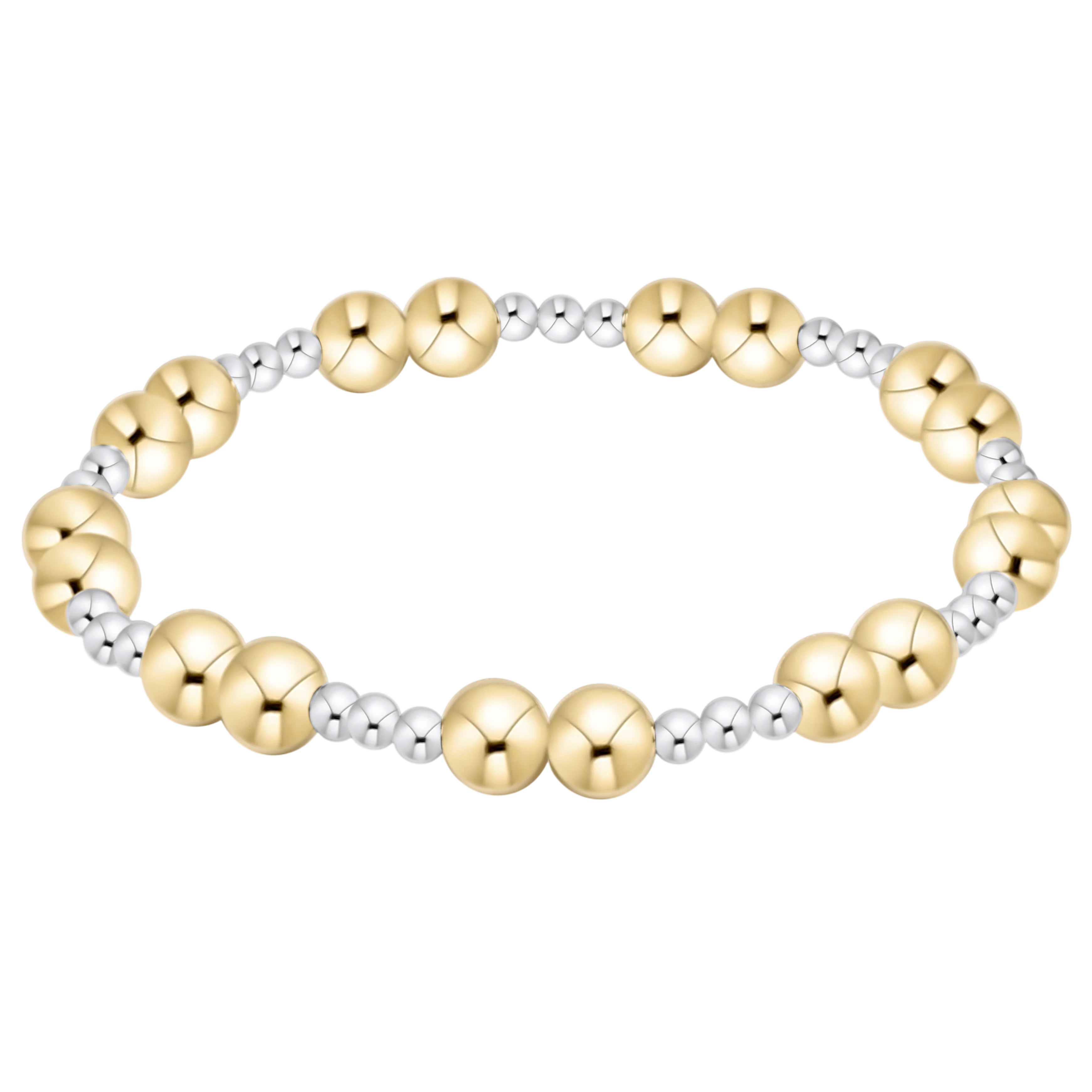 together mixed metal 6mm bracelet