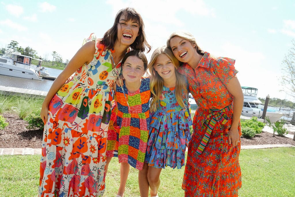 josie printed maxi abstract