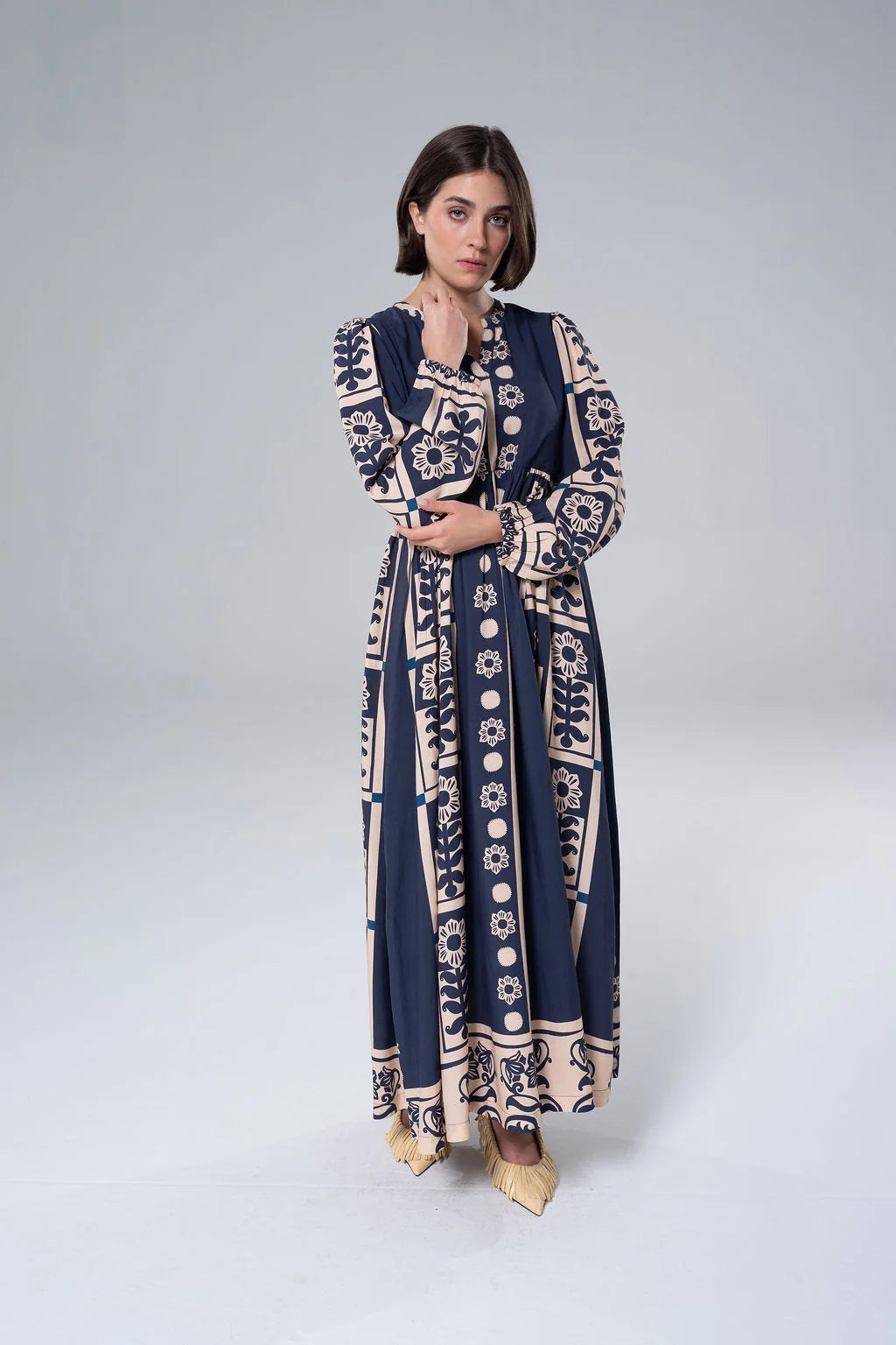 jenny maxi blue floral