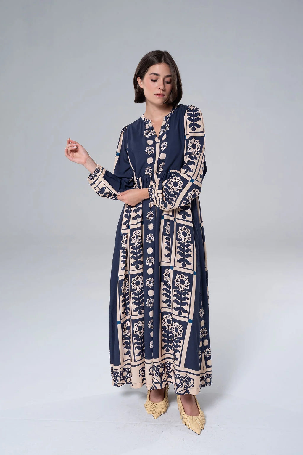 jenny maxi blue floral