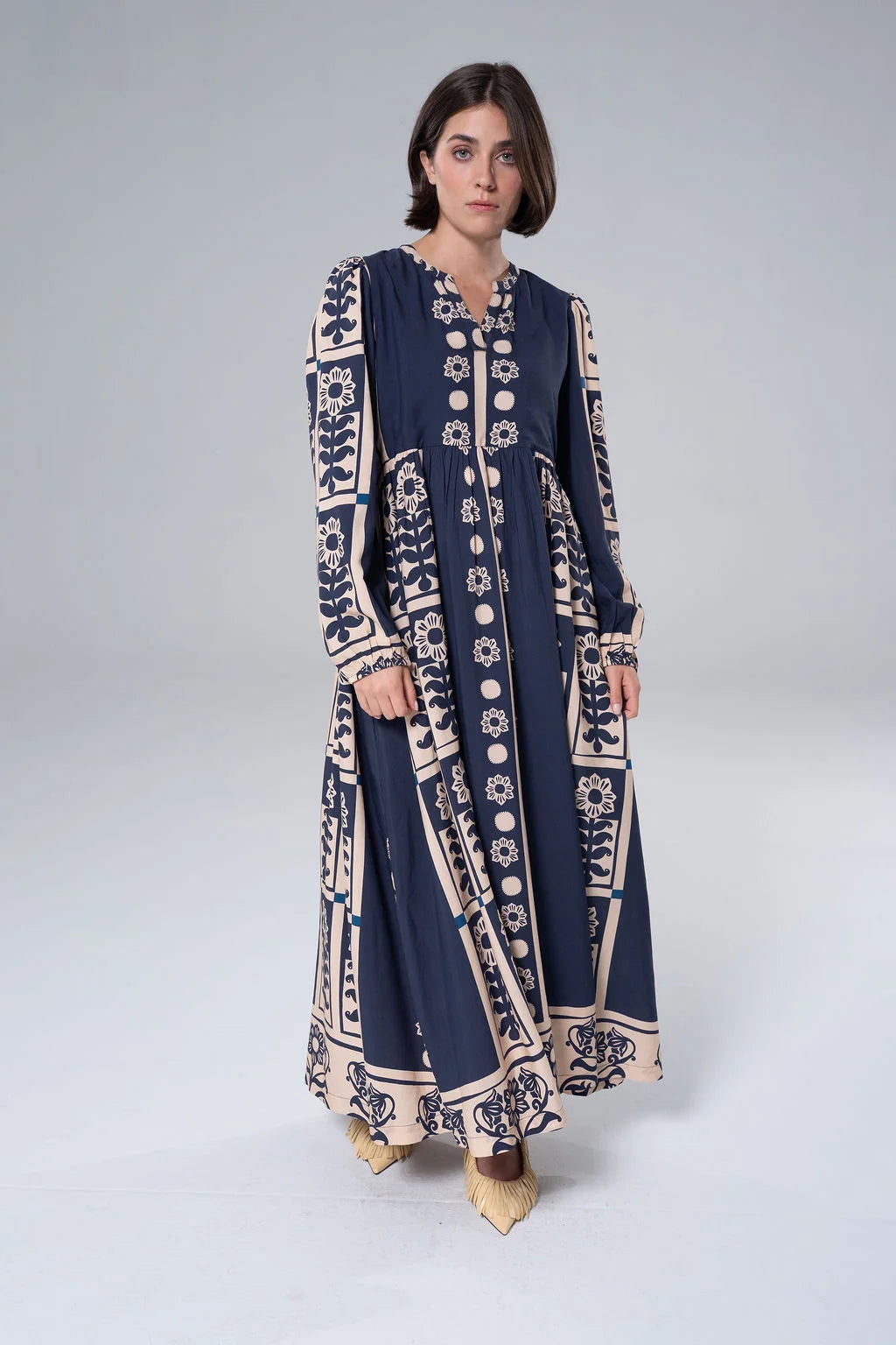 jenny maxi blue floral