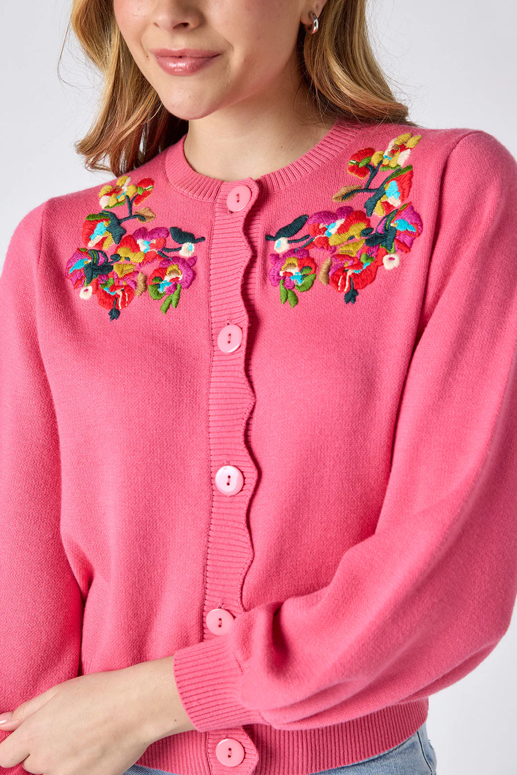 colson cardigan in cherry blossom